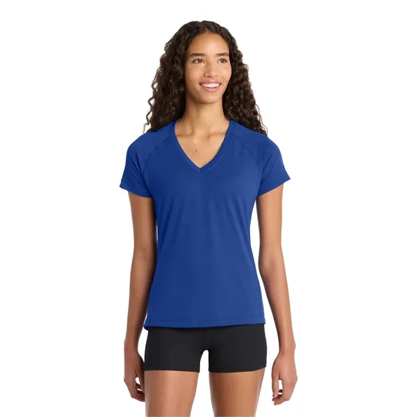 Sport-Tek Women's Ultimate Performance V-Neck. - Sport-Tek Women's Ultimate Performance V-Neck. - Image 15 of 24