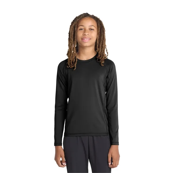 Sport-Tek Youth Long Sleeve Rashguard Tee. - Sport-Tek Youth Long Sleeve Rashguard Tee. - Image 0 of 19