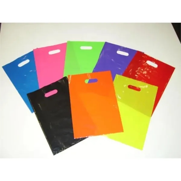 Die-cut handle plastic bag - Die-cut handle plastic bag - Image 7 of 9