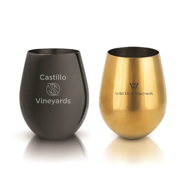 Viski® Stemless Metal Wine Tumbler - Viski® Stemless Metal Wine Tumbler - Image 0 of 7