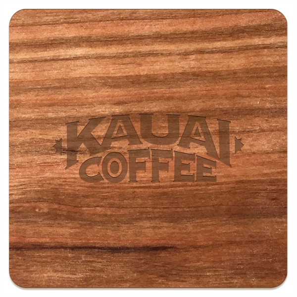 RusticRest Custom Wood Coasters with Cork Backing - RusticRest Custom Wood Coasters with Cork Backing - Image 3 of 7