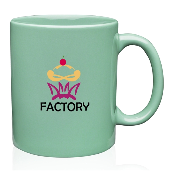 11 oz. Economy Ceramic Coffee Mugs, Corporate gift Drinkware - 11 oz. Economy Ceramic Coffee Mugs, Corporate gift Drinkware - Image 7 of 33