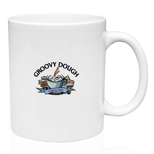 11 oz. Economy Ceramic Coffee Mugs, Corporate gift Drinkware - 11 oz. Economy Ceramic Coffee Mugs, Corporate gift Drinkware - Image 8 of 33