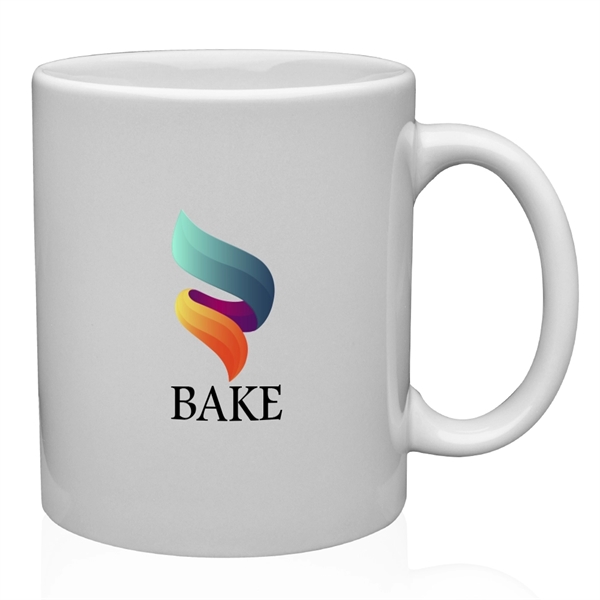 11 oz. Economy Ceramic Coffee Mugs, Corporate gift Drinkware - 11 oz. Economy Ceramic Coffee Mugs, Corporate gift Drinkware - Image 13 of 33