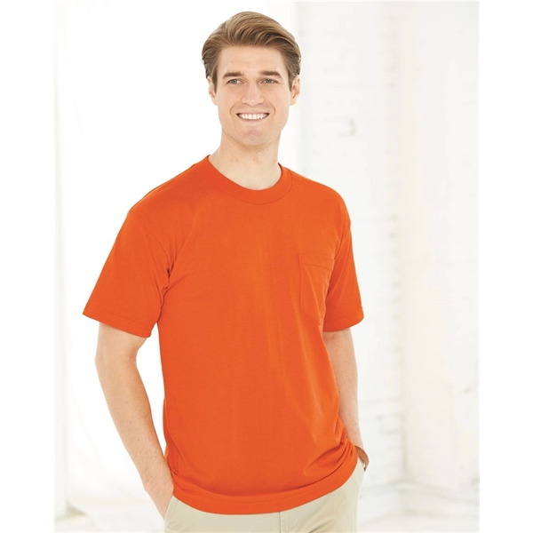 Bayside USA-Made 50/50 Pocket T-Shirt - Bayside USA-Made 50/50 Pocket T-Shirt - Image 0 of 6