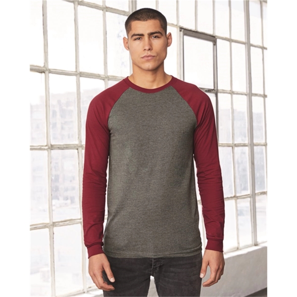 BELLA + CANVAS Long Sleeve Jersey Baseball Tee - BELLA + CANVAS Long Sleeve Jersey Baseball Tee - Image 0 of 27