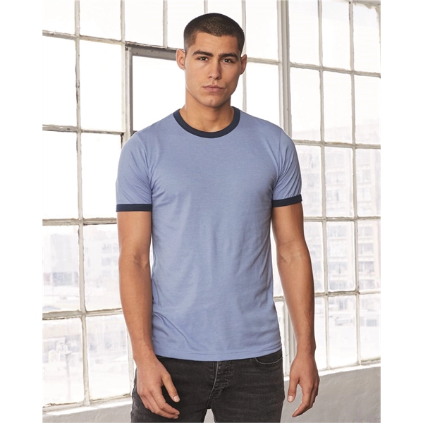 BELLA + CANVAS Jersey Heather Ringer Tee - BELLA + CANVAS Jersey Heather Ringer Tee - Image 0 of 51