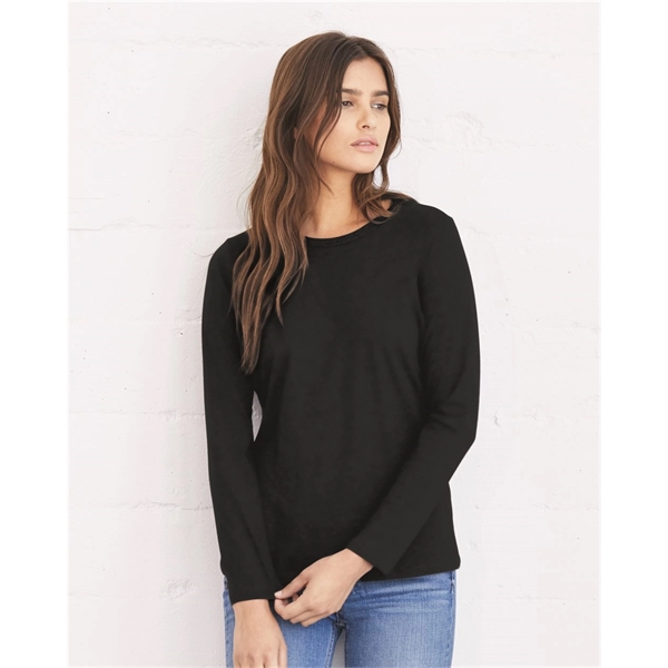 BELLA + CANVAS Women's Relaxed Jersey Long Sleeve Tee - BELLA + CANVAS Women's Relaxed Jersey Long Sleeve Tee - Image 0 of 25