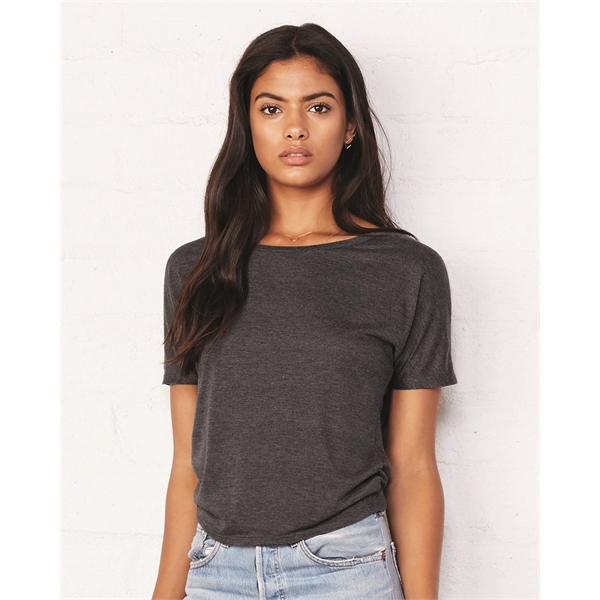 BELLA + CANVAS Women's Flowy Open Back Tee - BELLA + CANVAS Women's Flowy Open Back Tee - Image 0 of 18