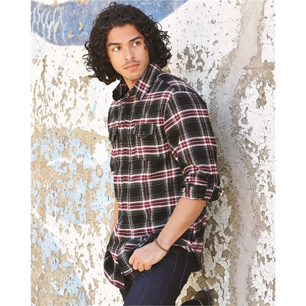 Burnside Yarn-Dyed Flannel Shirt - Burnside Yarn-Dyed Flannel Shirt - Image 18 of 61