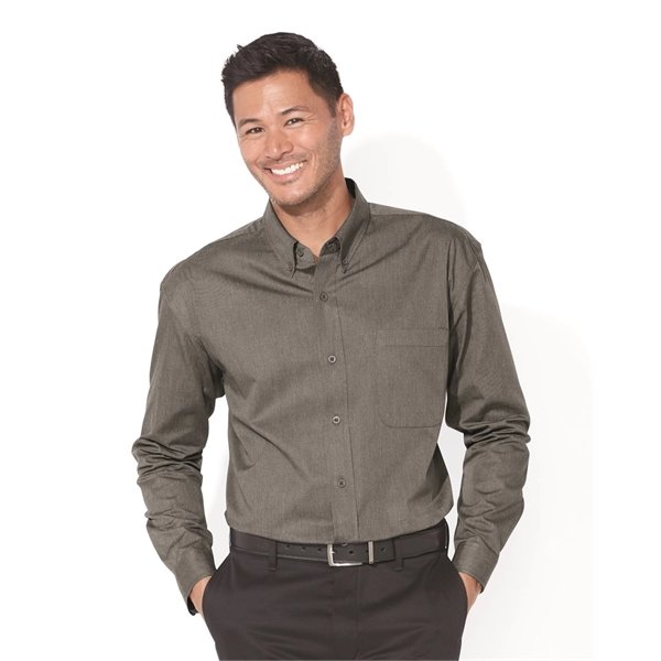 FeatherLite Long Sleeve Stain-Resistant Twill Shirt - FeatherLite Long Sleeve Stain-Resistant Twill Shirt - Image 0 of 45