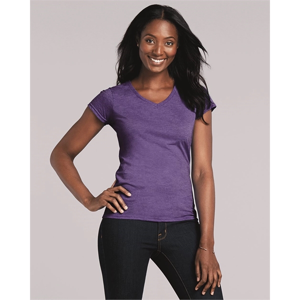 Gildan Softstyle® Women's V-Neck T-Shirt - Gildan Softstyle® Women's V-Neck T-Shirt - Image 0 of 39