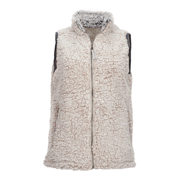 J. America Women's Epic Sherpa Full-Zip Vest - J. America Women's Epic Sherpa Full-Zip Vest - Image 1 of 6