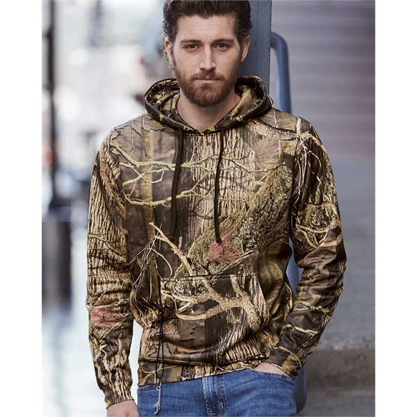 J. America Polyester Tailgate Hooded Sweatshirt - J. America Polyester Tailgate Hooded Sweatshirt - Image 0 of 14