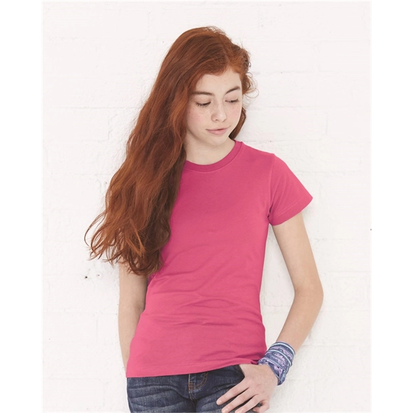 LAT Girls' Fine Jersey Tee - LAT Girls' Fine Jersey Tee - Image 29 of 100