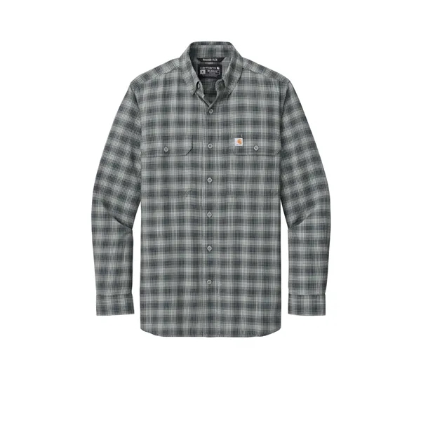 Carhartt Rugged Flex Plaid Long Sleeve Shirt - Carhartt Rugged Flex Plaid Long Sleeve Shirt - Image 8 of 9