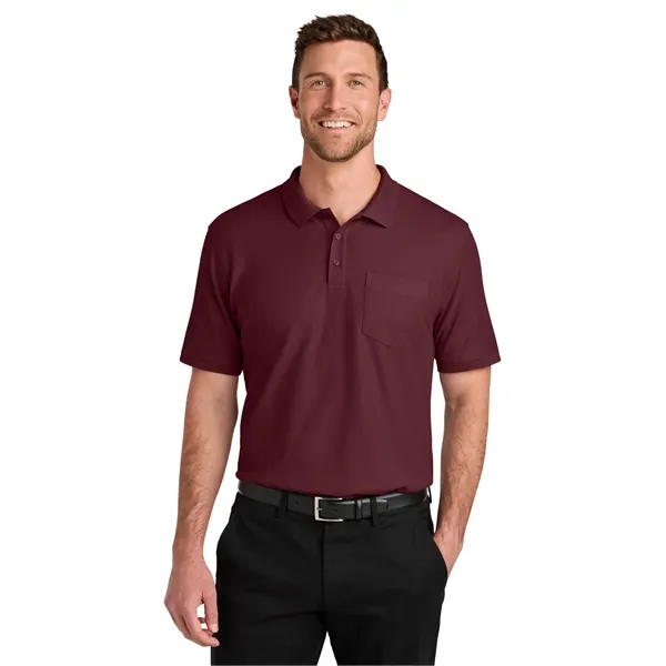 Port Authority Wearever Signature Pique Pocket Polo - Port Authority Wearever Signature Pique Pocket Polo - Image 0 of 49