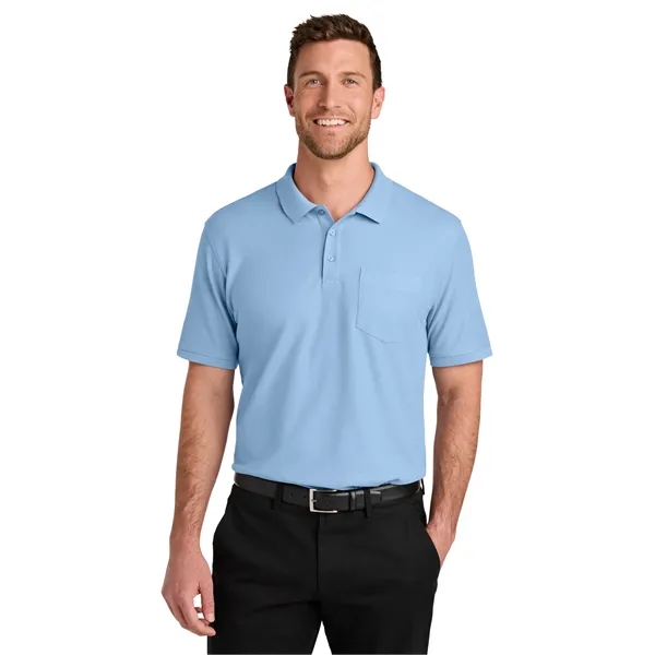 Port Authority Wearever Signature Pique Pocket Polo - Port Authority Wearever Signature Pique Pocket Polo - Image 4 of 49