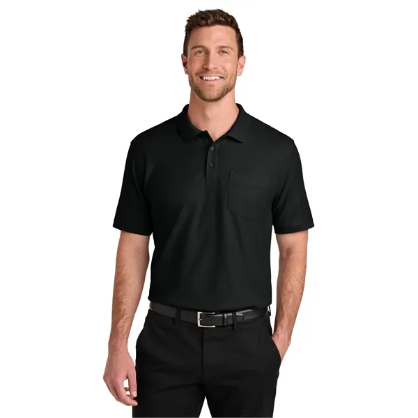 Port Authority Wearever Signature Pique Pocket Polo - Port Authority Wearever Signature Pique Pocket Polo - Image 14 of 49