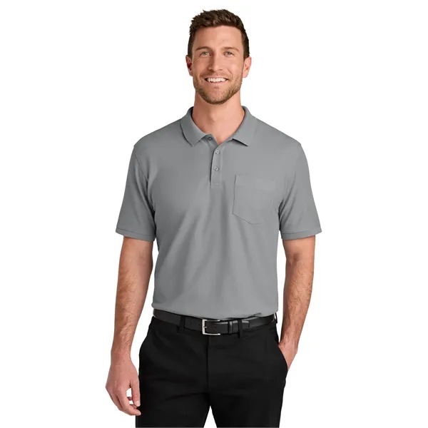 Port Authority Wearever Signature Pique Pocket Polo - Port Authority Wearever Signature Pique Pocket Polo - Image 19 of 49