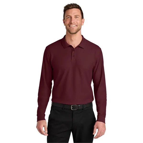 Port Authority Wearever Signature Pique Long Sleeve Polo - Port Authority Wearever Signature Pique Long Sleeve Polo - Image 0 of 49