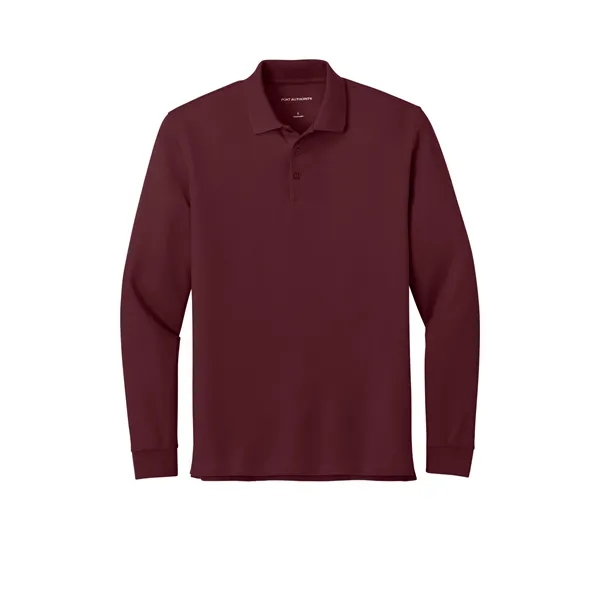 Port Authority Wearever Signature Pique Long Sleeve Polo - Port Authority Wearever Signature Pique Long Sleeve Polo - Image 3 of 49