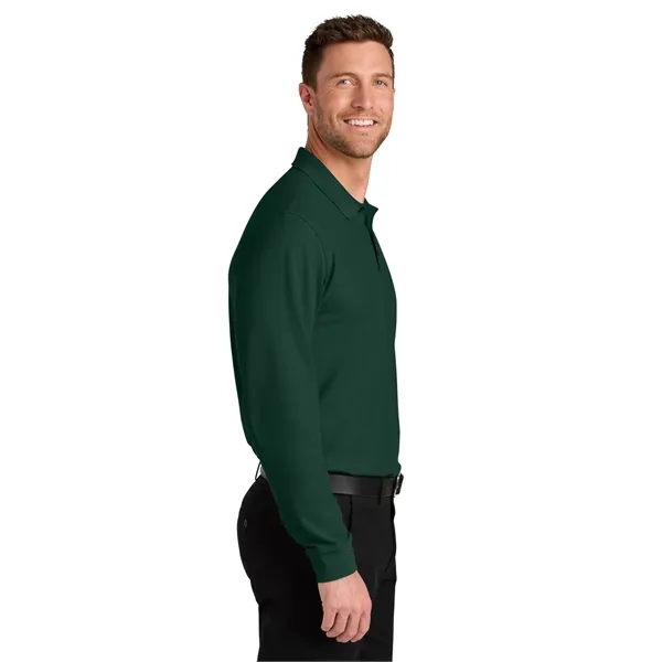 Port Authority Wearever Signature Pique Long Sleeve Polo - Port Authority Wearever Signature Pique Long Sleeve Polo - Image 6 of 49