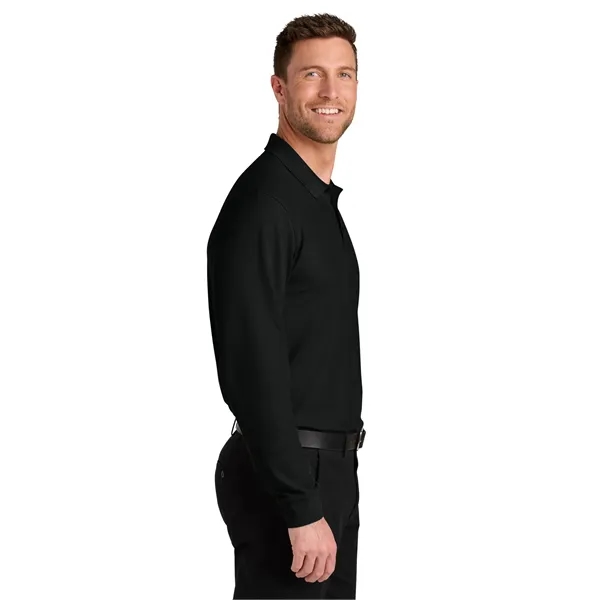Port Authority Wearever Signature Pique Long Sleeve Polo - Port Authority Wearever Signature Pique Long Sleeve Polo - Image 11 of 49