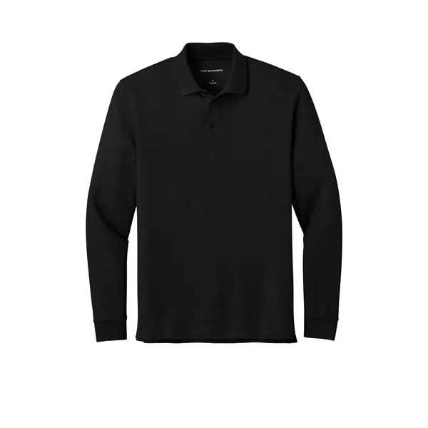 Port Authority Wearever Signature Pique Long Sleeve Polo - Port Authority Wearever Signature Pique Long Sleeve Polo - Image 12 of 49