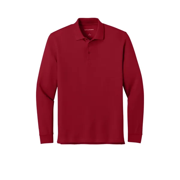 Port Authority Wearever Signature Pique Long Sleeve Polo - Port Authority Wearever Signature Pique Long Sleeve Polo - Image 27 of 49