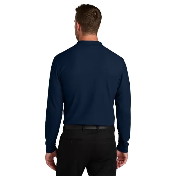Port Authority Wearever Signature Pique Long Sleeve Polo - Port Authority Wearever Signature Pique Long Sleeve Polo - Image 30 of 49