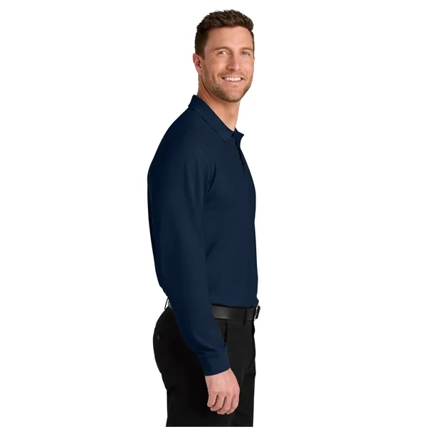 Port Authority Wearever Signature Pique Long Sleeve Polo - Port Authority Wearever Signature Pique Long Sleeve Polo - Image 31 of 49