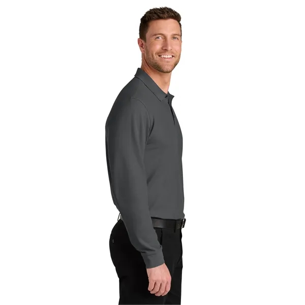 Port Authority Wearever Signature Pique Long Sleeve Polo - Port Authority Wearever Signature Pique Long Sleeve Polo - Image 36 of 49