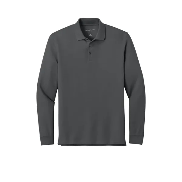 Port Authority Wearever Signature Pique Long Sleeve Polo - Port Authority Wearever Signature Pique Long Sleeve Polo - Image 37 of 49
