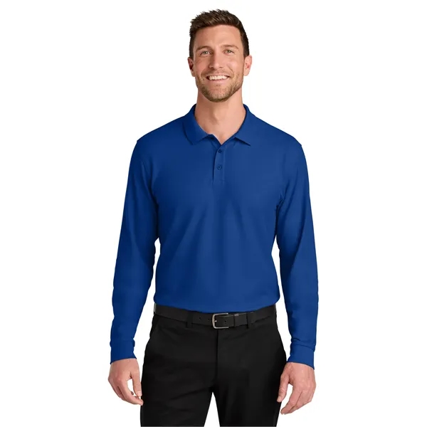 Port Authority Wearever Signature Pique Long Sleeve Polo - Port Authority Wearever Signature Pique Long Sleeve Polo - Image 39 of 49