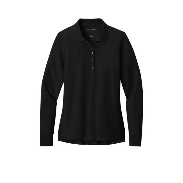 Port Authority Women's Wearever Signature Pique Long Slee... - Port Authority Women's Wearever Signature Pique Long Slee... - Image 12 of 44