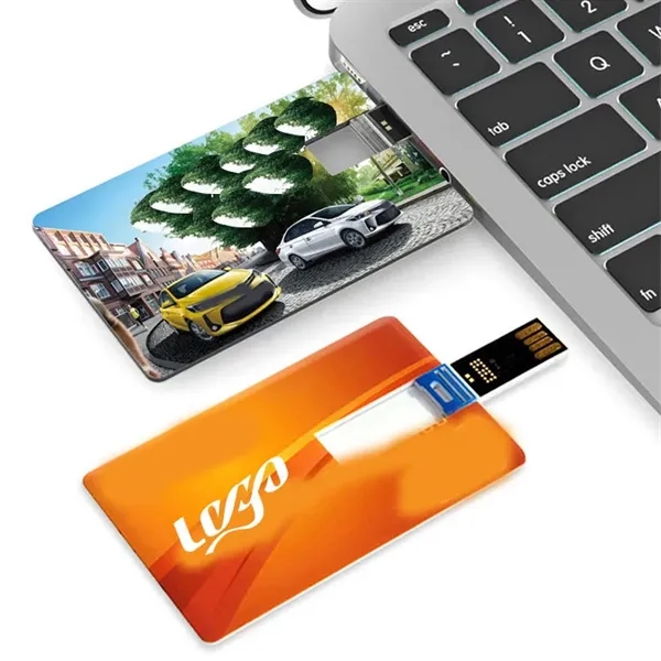 Card Flip Custom Flash Drive - Card Flip Custom Flash Drive - Image 1 of 2