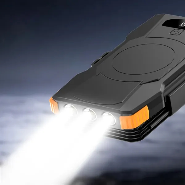 Portable Car Jump Starter & Power Bank with LED Light - Portable Car Jump Starter & Power Bank with LED Light - Image 3 of 6