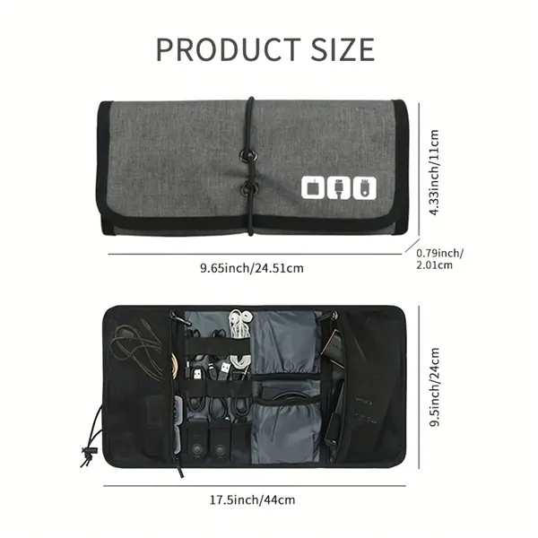 Roll Up Electronic Organizer Bag - Roll Up Electronic Organizer Bag - Image 1 of 3