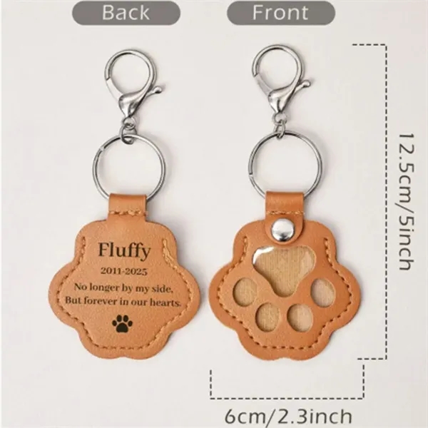 Pet Hair Memorial Keychain - Portable Fur Collector - Pet Hair Memorial Keychain - Portable Fur Collector - Image 2 of 5