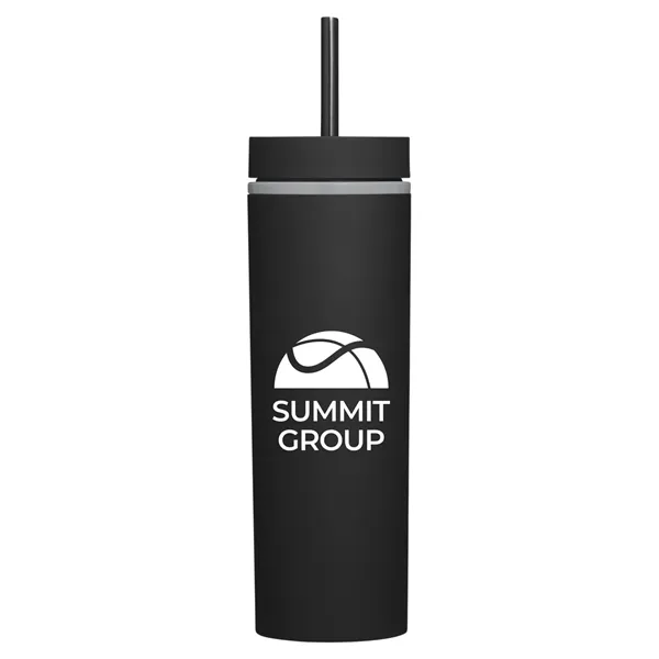 Prime Line. Adventure 16 oz. Insulated Tumbler With Straw. - Prime Line. Adventure 16 oz. Insulated Tumbler With Straw. - Image 0 of 8