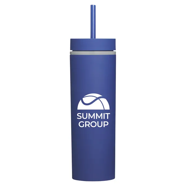 Prime Line. Adventure 16 oz. Insulated Tumbler With Straw. - Prime Line. Adventure 16 oz. Insulated Tumbler With Straw. - Image 3 of 8