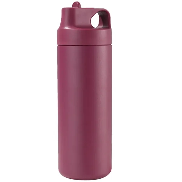 Double-Wall Stainless Steel Insulated Tumbler with Straw - Double-Wall Stainless Steel Insulated Tumbler with Straw - Image 11 of 14