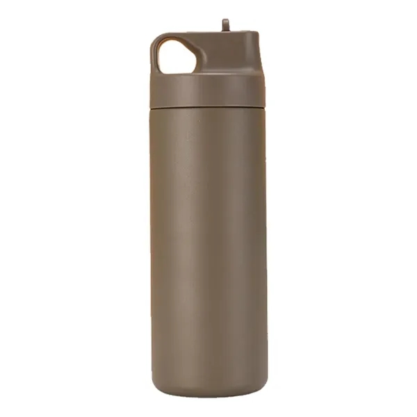 Double-Wall Stainless Steel Insulated Tumbler with Straw - Double-Wall Stainless Steel Insulated Tumbler with Straw - Image 14 of 14