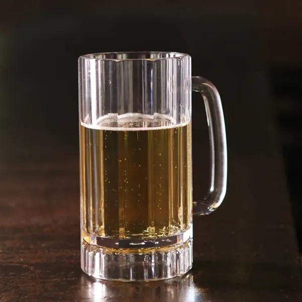 Beer Acrylic Clear Plastic Cup With Handle - Beer Acrylic Clear Plastic Cup With Handle - Image 5 of 7
