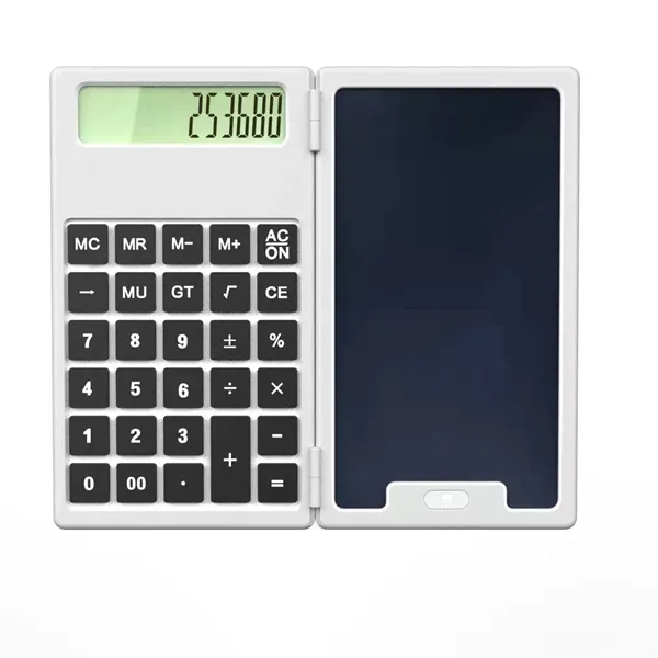 Mini Folding Calculator with LCD Writing Tablet - Mini Folding Calculator with LCD Writing Tablet - Image 6 of 7
