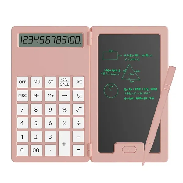 Mini Folding Calculator with LCD Writing Tablet - Mini Folding Calculator with LCD Writing Tablet - Image 7 of 7