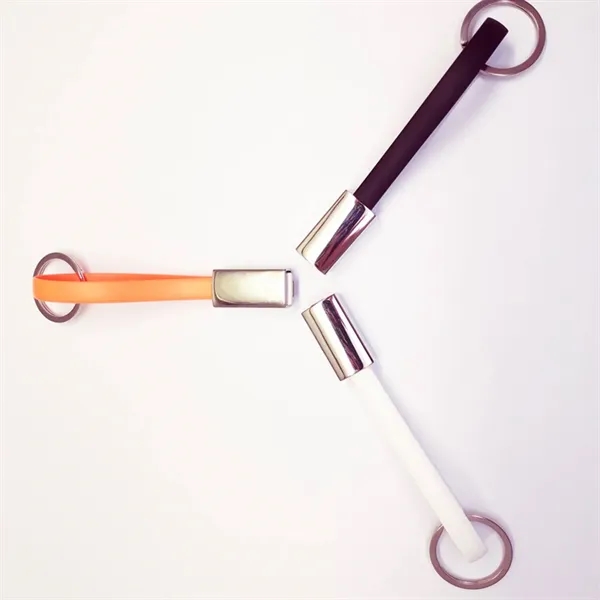 Magnetic Apple Android 2-in-1 Data Cable with Keychain - Magnetic Apple Android 2-in-1 Data Cable with Keychain - Image 1 of 4