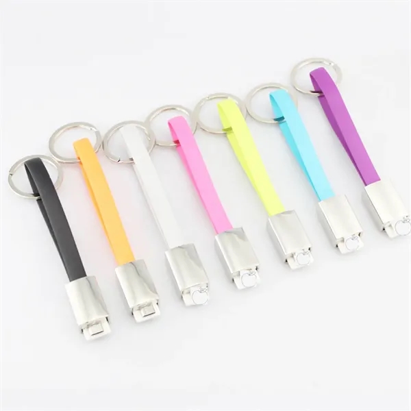 Magnetic Apple Android 2-in-1 Data Cable with Keychain - Magnetic Apple Android 2-in-1 Data Cable with Keychain - Image 3 of 4