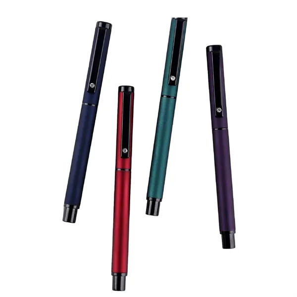 Luxury Metal Fountain Pen with Fine Nib - Luxury Metal Fountain Pen with Fine Nib - Image 4 of 6